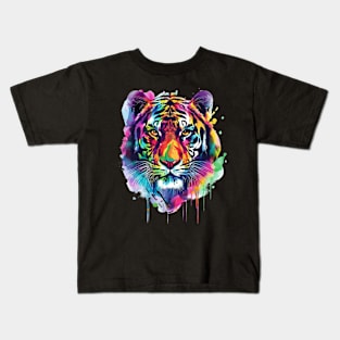 Tiger Color Biology Kids T-Shirt